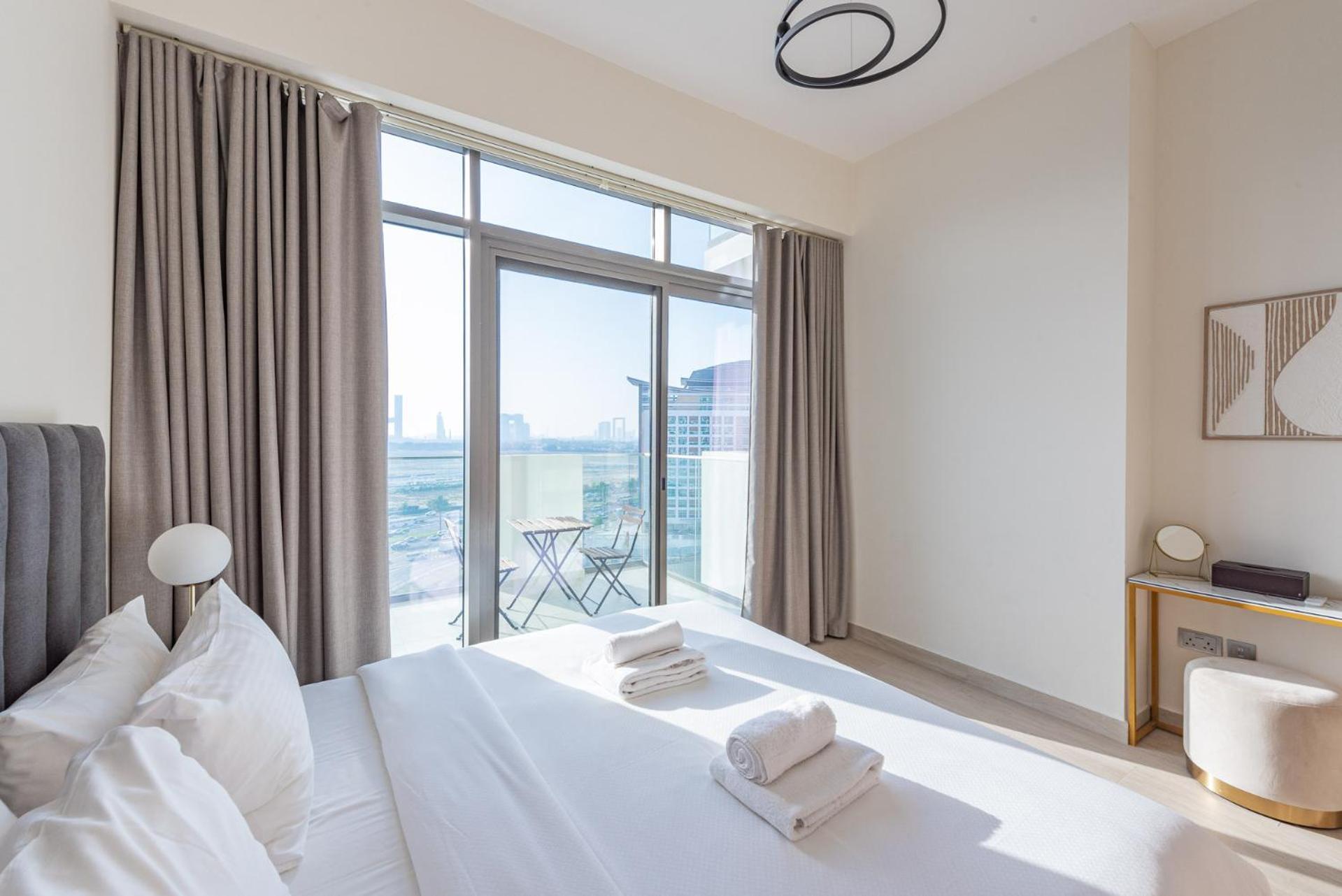 迪拜Cozy & Convenient 1Br Haven In Al Jaddaf公寓 外观 照片