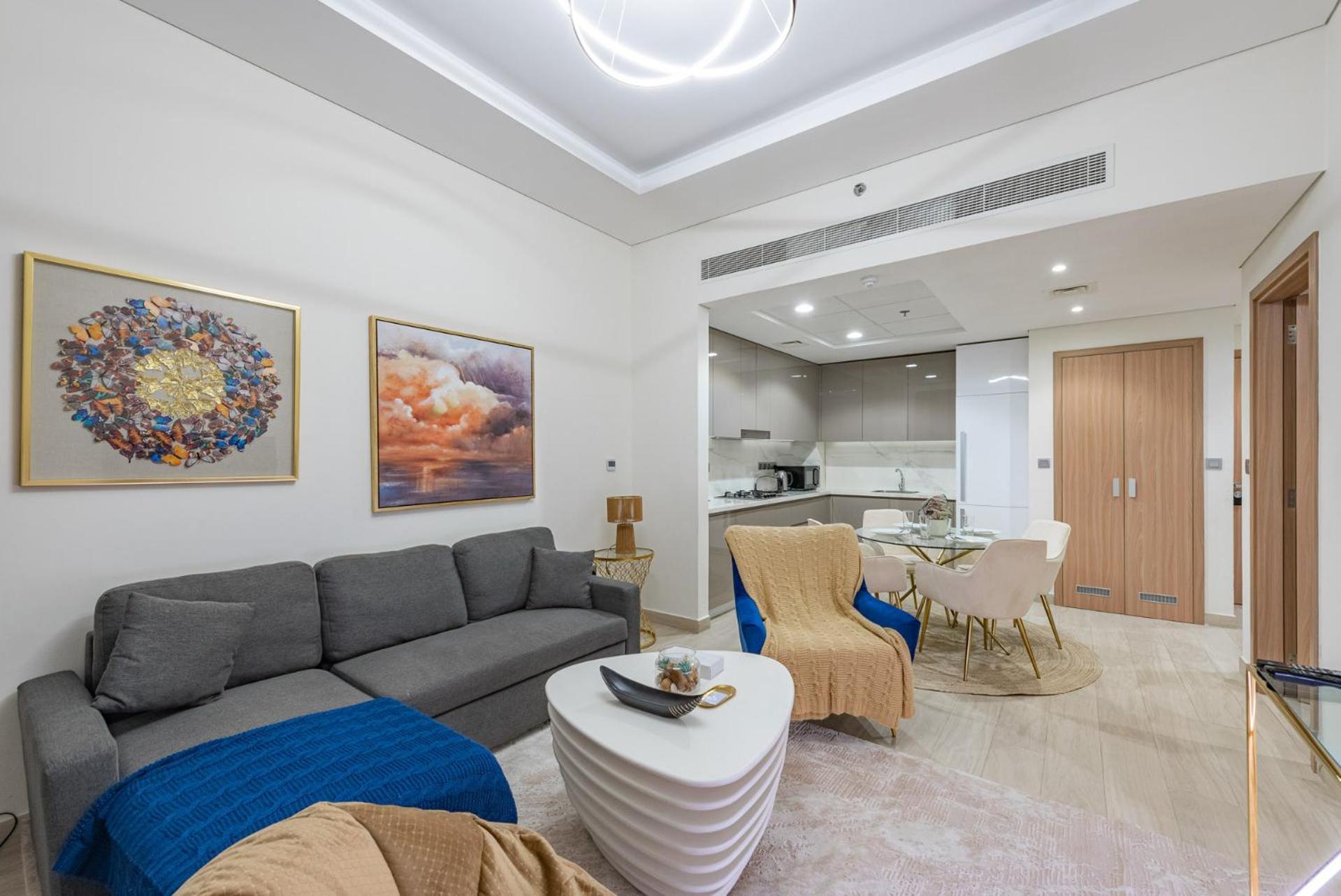 迪拜Cozy & Convenient 1Br Haven In Al Jaddaf公寓 外观 照片