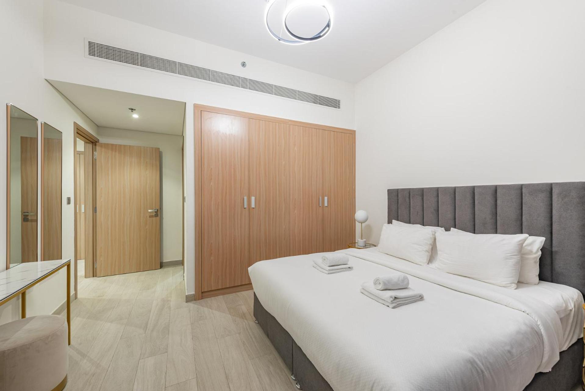迪拜Cozy & Convenient 1Br Haven In Al Jaddaf公寓 外观 照片