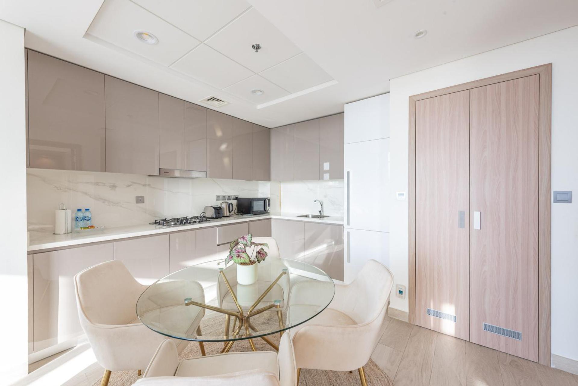 迪拜Cozy & Convenient 1Br Haven In Al Jaddaf公寓 外观 照片